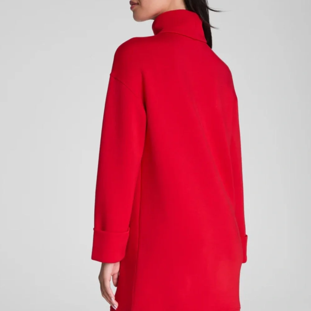 AE Turtleneck Mini Dress Red - Picture 2 of 3